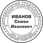 ИП-5 Образец печати ИП